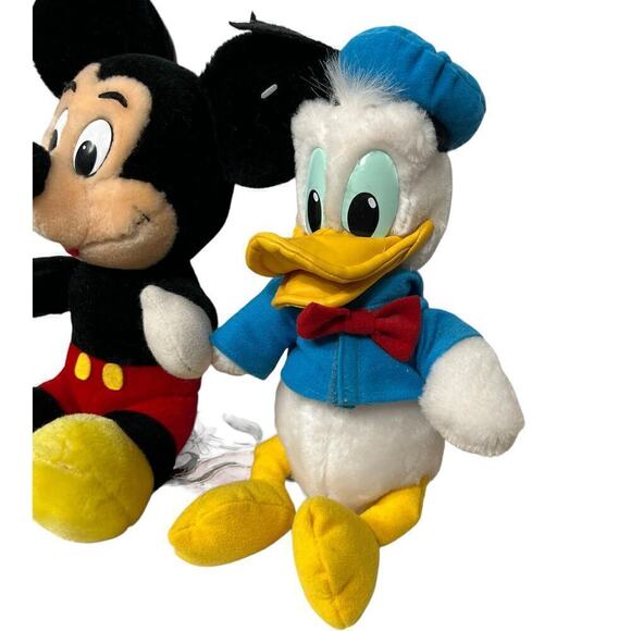 Vintage Walt Disney World Mickey Mouse And Donald Duck Stuff Animal - Picture 4 of 9